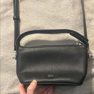 DKNY designer shoulder bag black